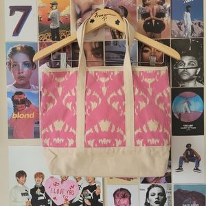 Oscar De La Renta Pink Tote Bag